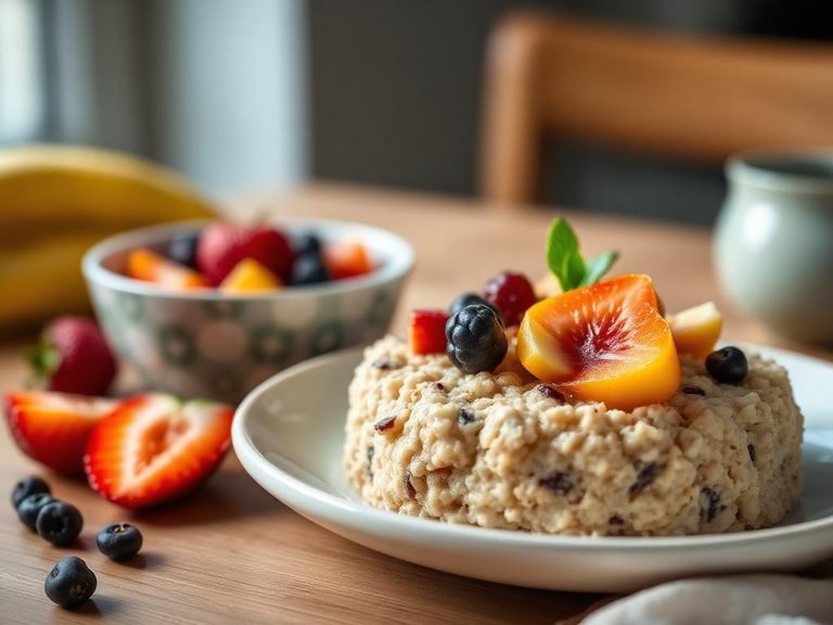 Fruit-flavored oatmeal