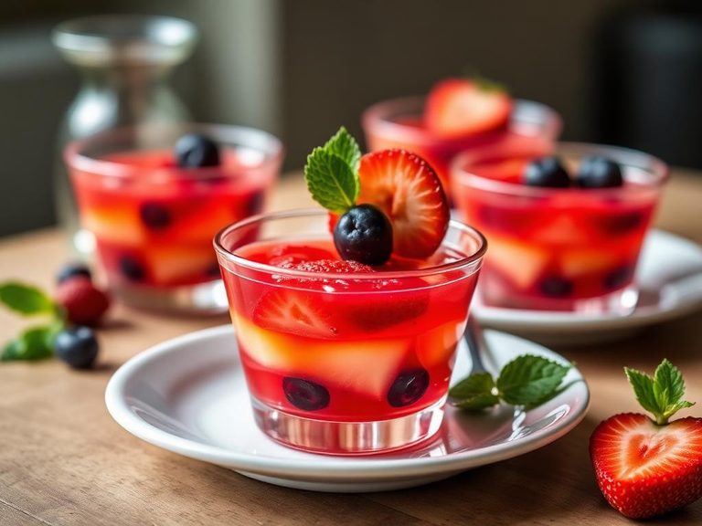 Fruit Gelatin Cups
