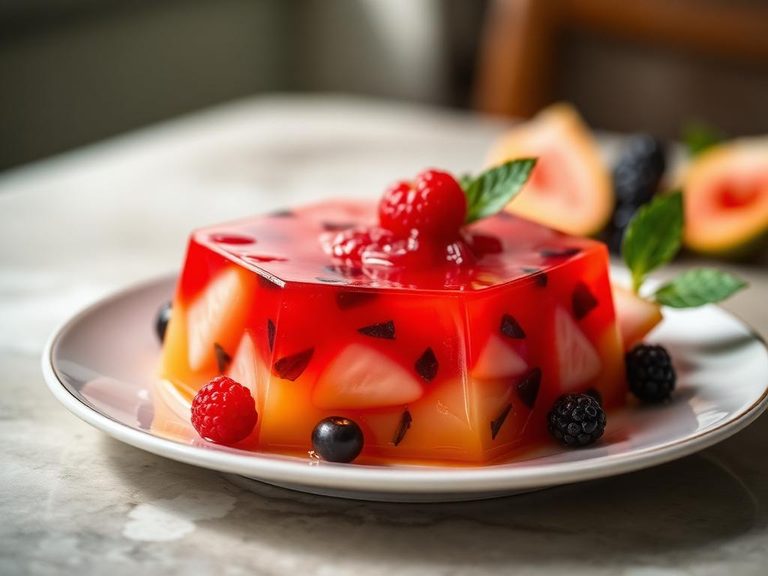 Fruit Gelatin Dessert