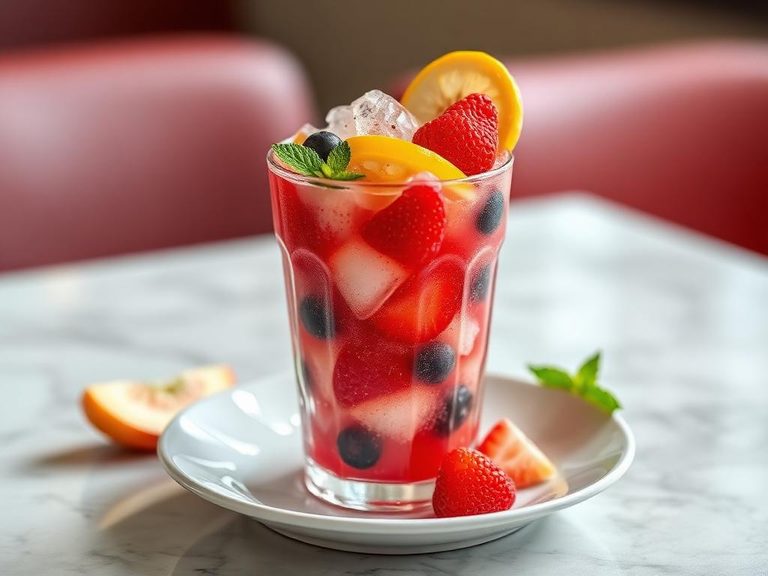 Fruit Ice Float