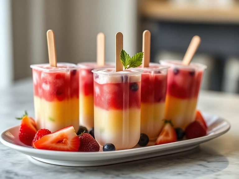 Fruit ice pops
