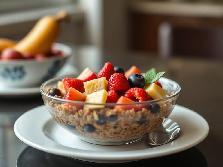 Fruit-infused cereal bowl