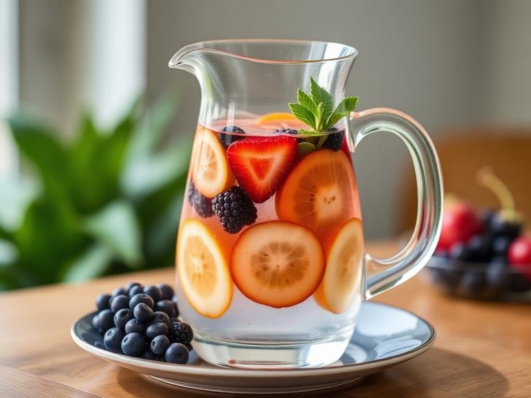 Fruit-infused pitcher water