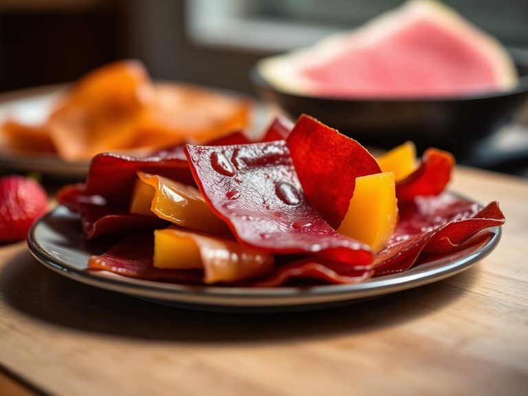 Fruit leather snacks
