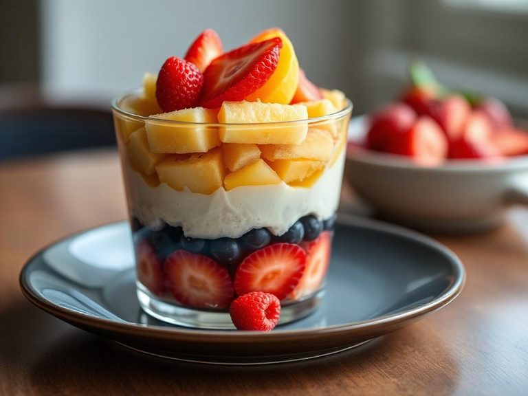 Fruit parfait layer
