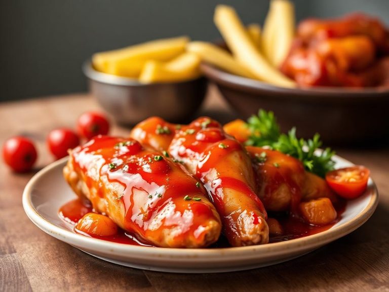 Fruit Punch Glazed Chicken