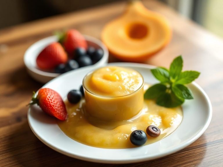 Fruit puree for babies