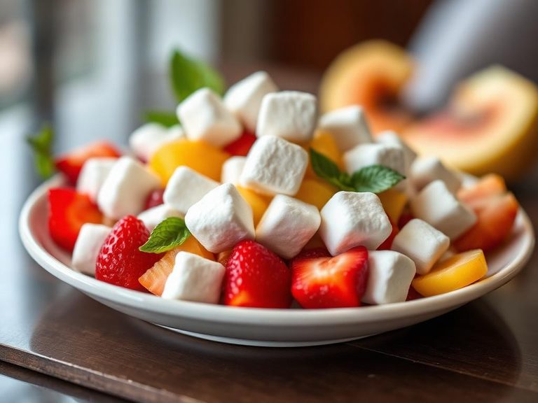 Fruit Salad with Marshmallows