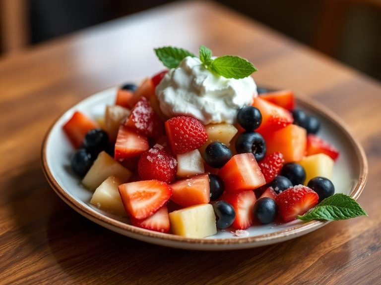 Fruit Salad with Whipped Topping