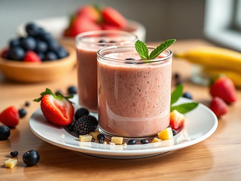 Fruit smoothie base for kids