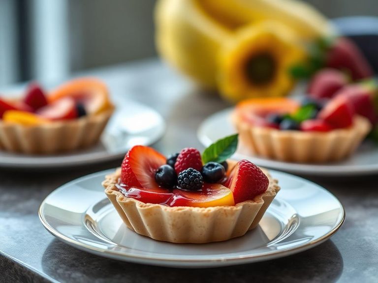 Fruit tarts and flans