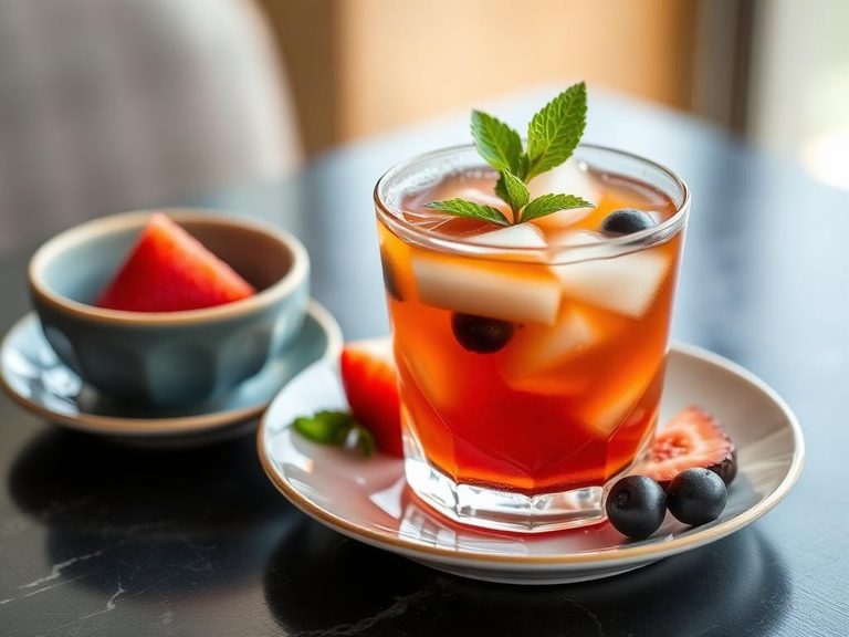 Fruit Tea with Aiyu Jelly