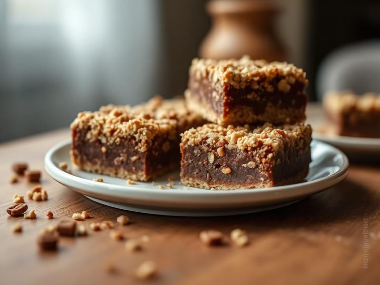 Fudge crumble bars