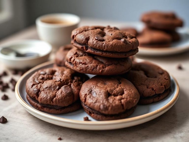 Fudgy Chocolate Biscuits