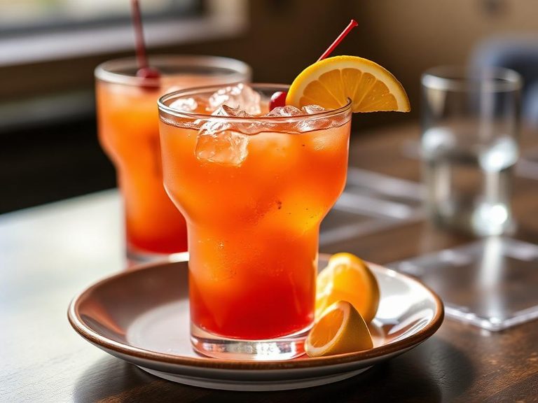Fuzzy Navel Cocktail