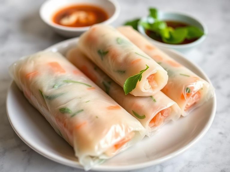 Gỏi Cuốn (Vietnamese Fresh Spring Rolls)
