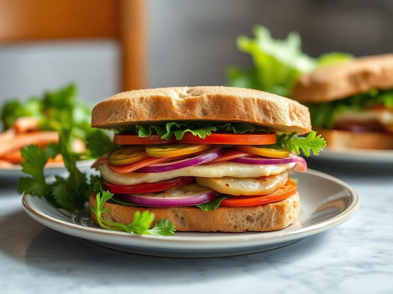 Garden Vegetable Sandwich