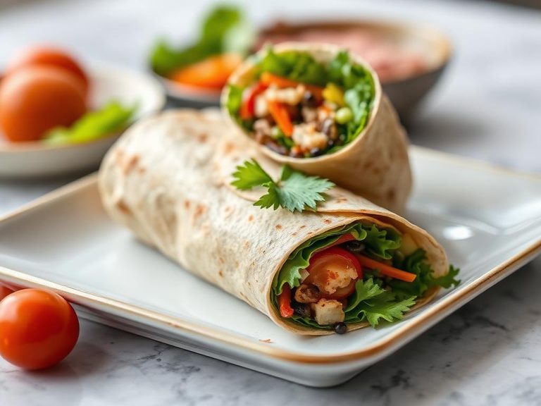Garden Vegetable Wrap