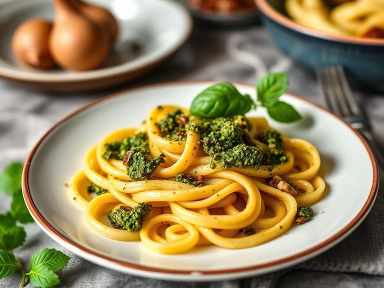 Garganelli with Pesto