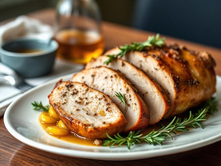 Garlic and Rosemary Pork Roast