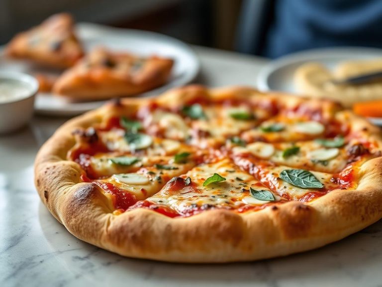 Garlic Butter Crust Pizza