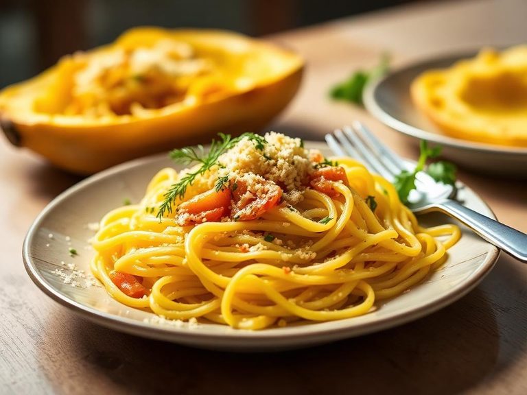 Garlic Butter Parmesan Spaghetti Squash