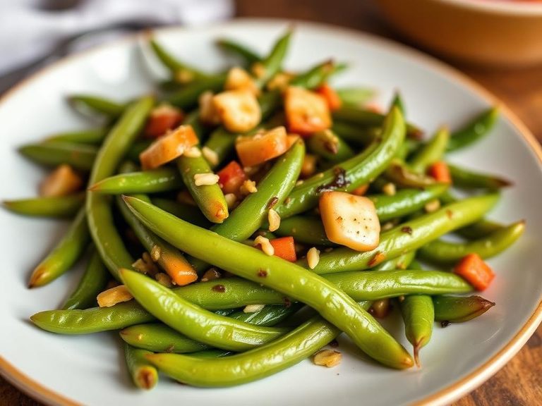 Garlic Butter Sautéed Wax Beans