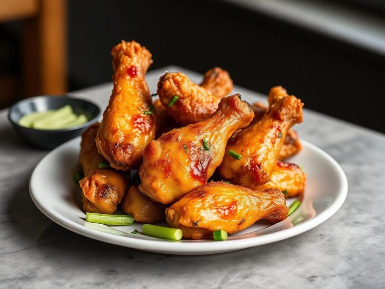 Garlic parmesan wings