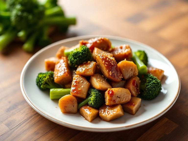 Garlic Pork with Broccoli
