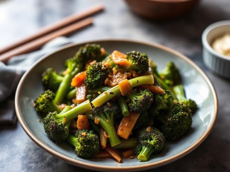 Garlic Stir-Fried Chinese Broccoli