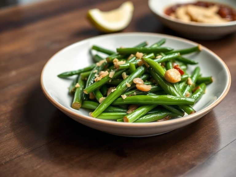 Garlic Stir-Fried Green Beans