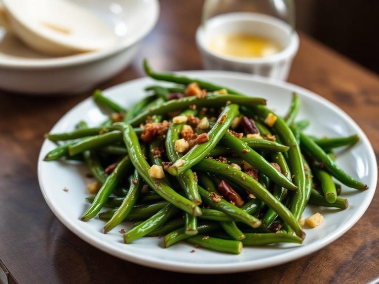 Garlicky Sautéed Green Beans