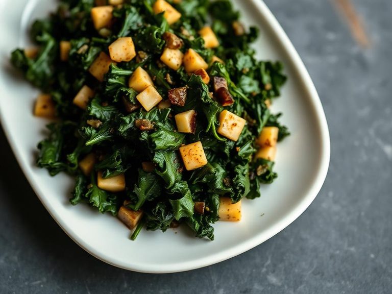 Garlicky Sautéed Kale