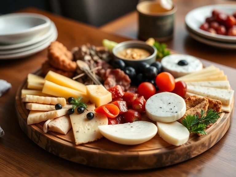 Garnish for cheese boards and charcuterie