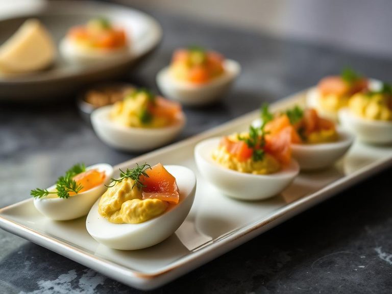 Garnish for deviled eggs or smoked salmon canapés