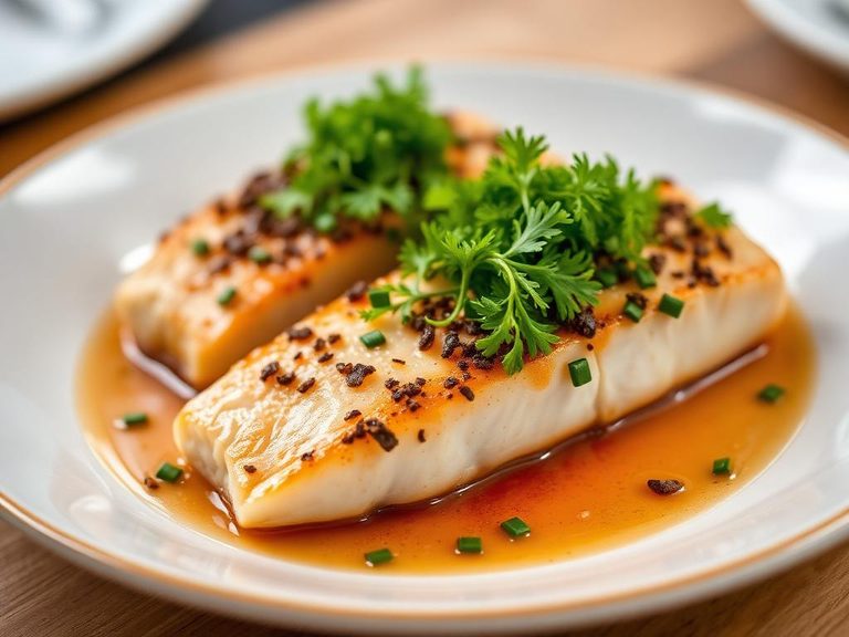 Garnish for fish or meat dishes