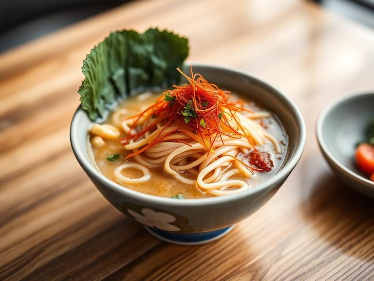Garnish for ramen or pho