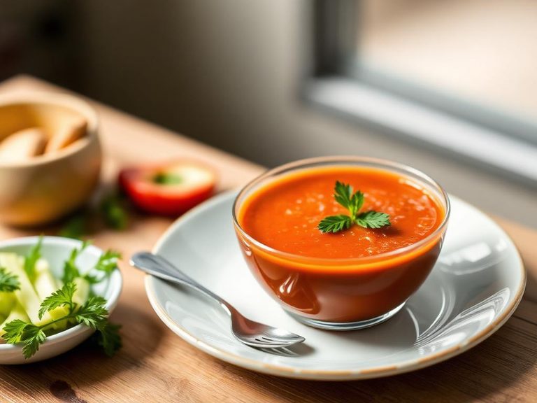 Gazpacho (Andalusian cold soup)