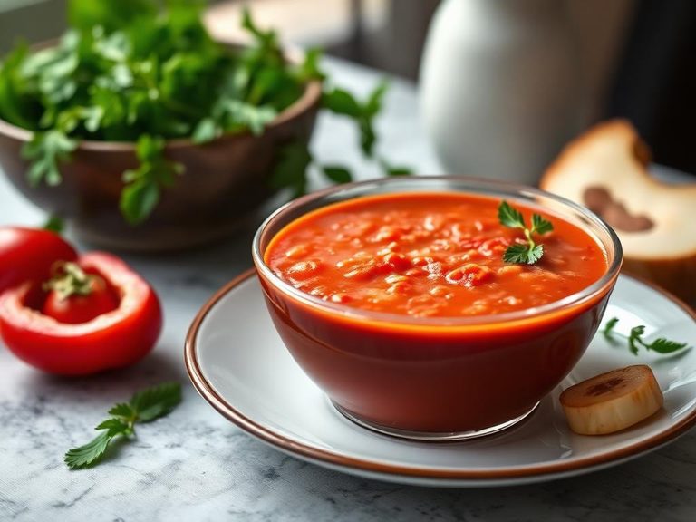 Gazpacho (Spanish cold soup)
