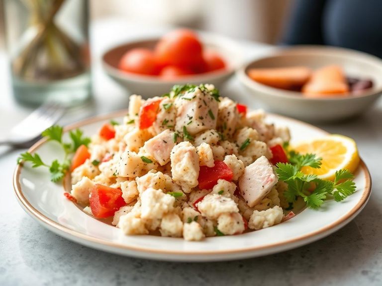 Gefilte fish salad