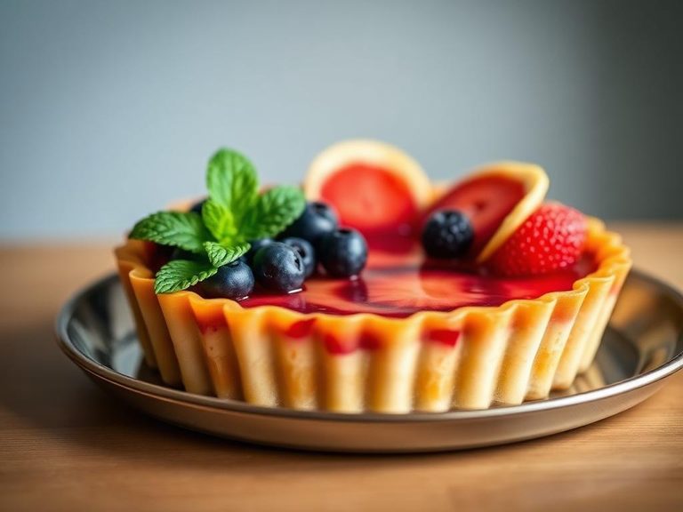 Gelatin Fruit Tart