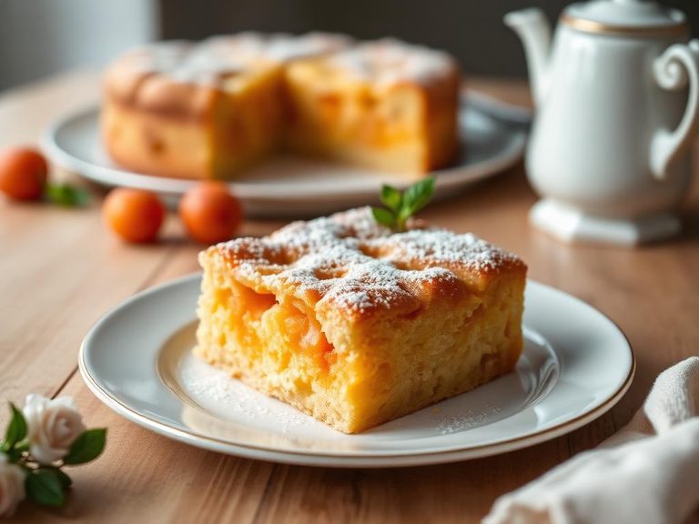 German Aprikosenkuchen (Apricot Cake)