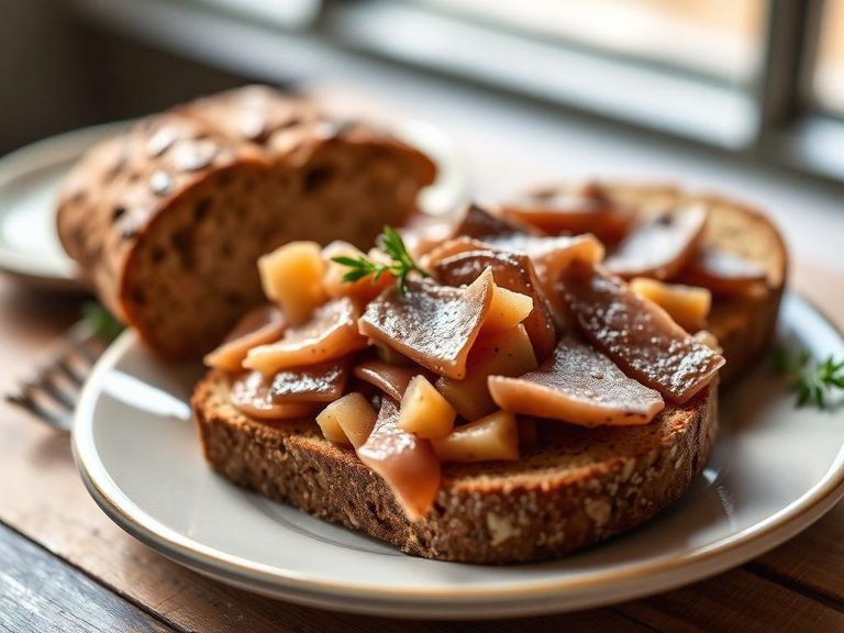 German Pumpernickel with Herring