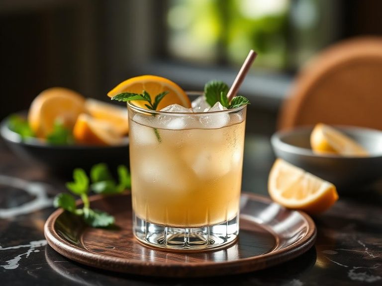 Ginger ale cocktail