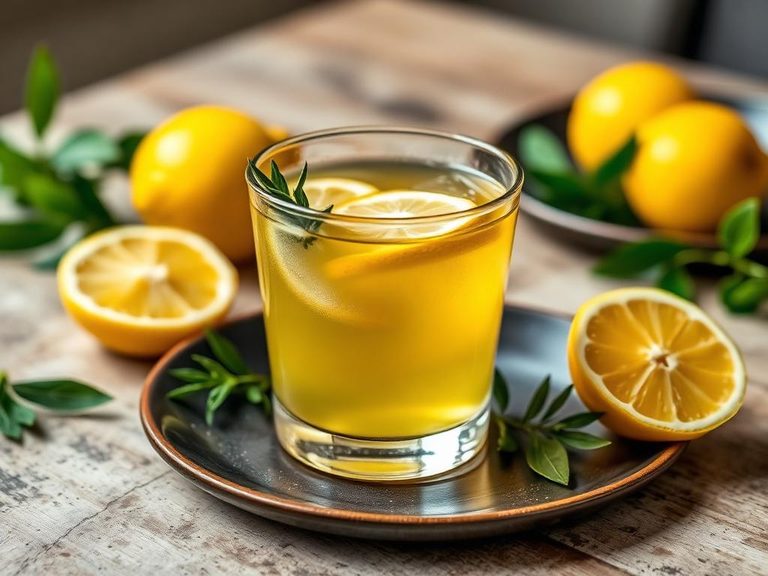 Ginger-lemon infusion