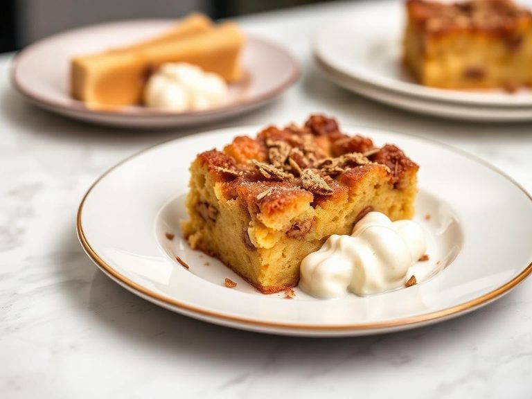 Gingersnap-Studded Bread Pudding
