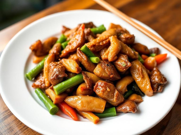 Gizzard Stir-Fry with Vegetables
