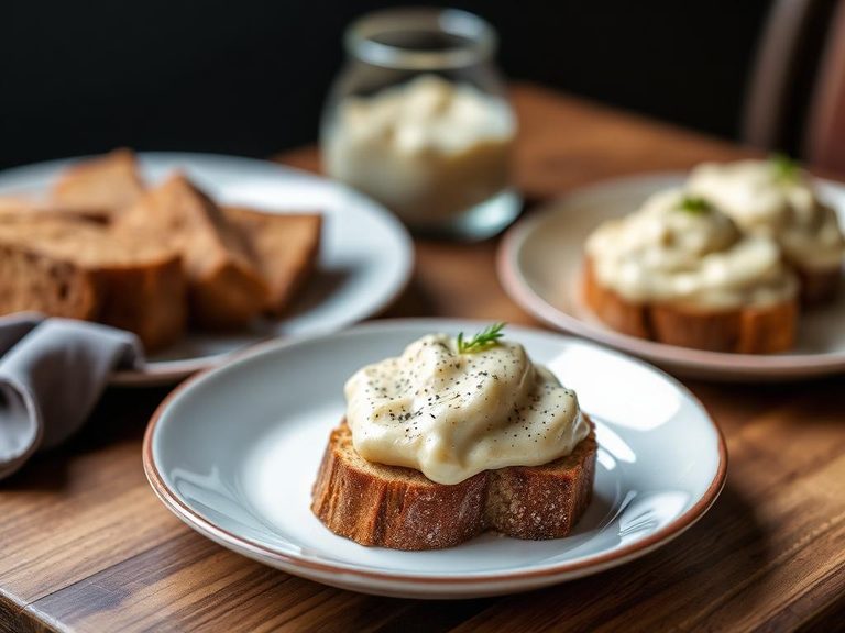 Gjetost on Rye Bread