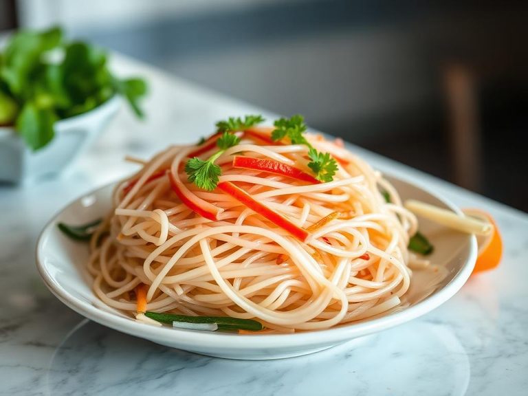 Glass Noodle Salad (Thai Yum Woon Sen)