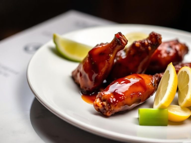 Glazed Chicken Wing Appetizer